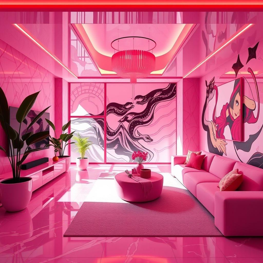 Hot Pink Onsen design example 2