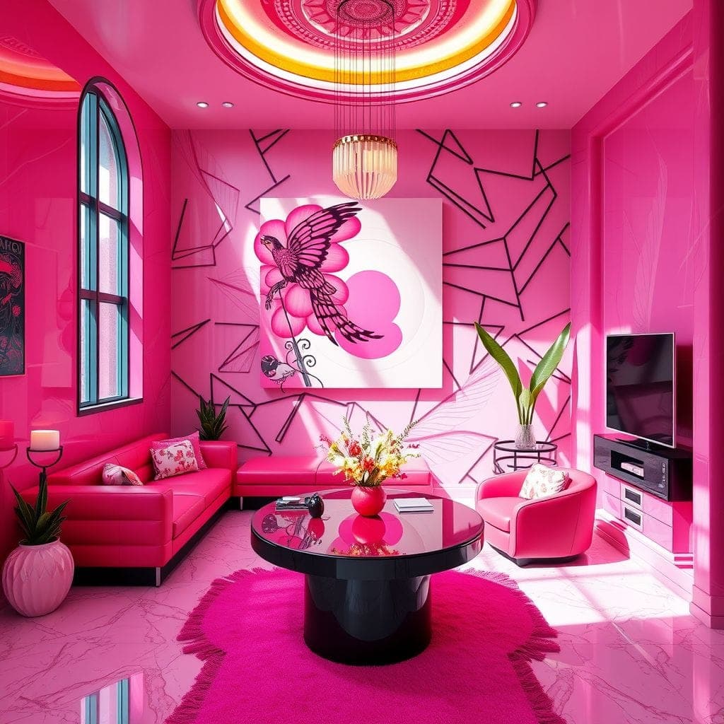 Hot Pink Onsen design example 3