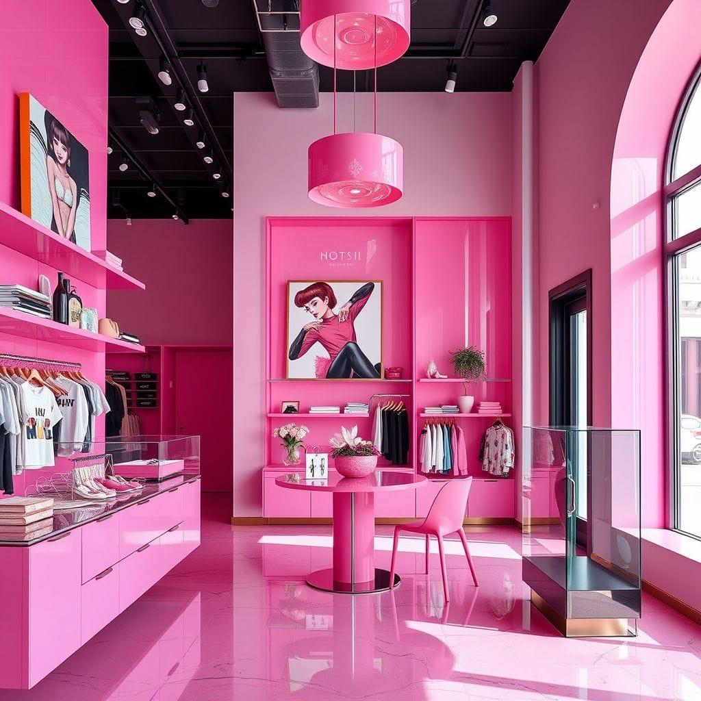 Hot Pink Store design example 1