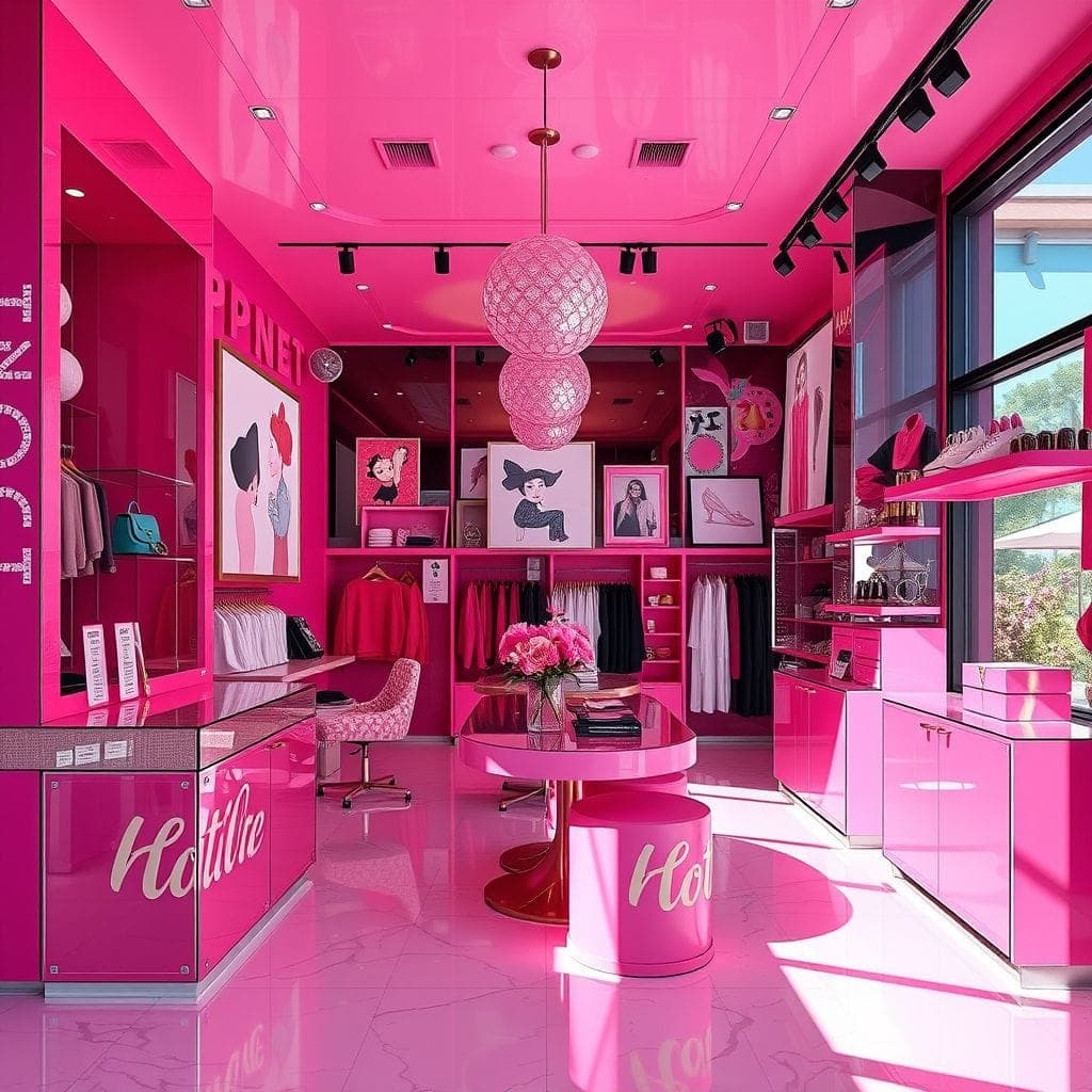 Hot Pink Store design example 3
