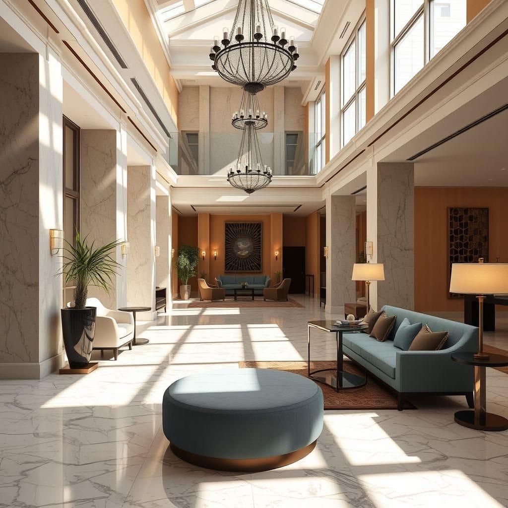  Hotel Lobby design example 4