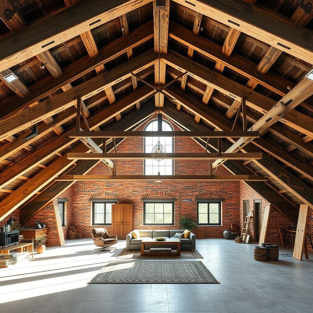 Industrial Attic design example 4