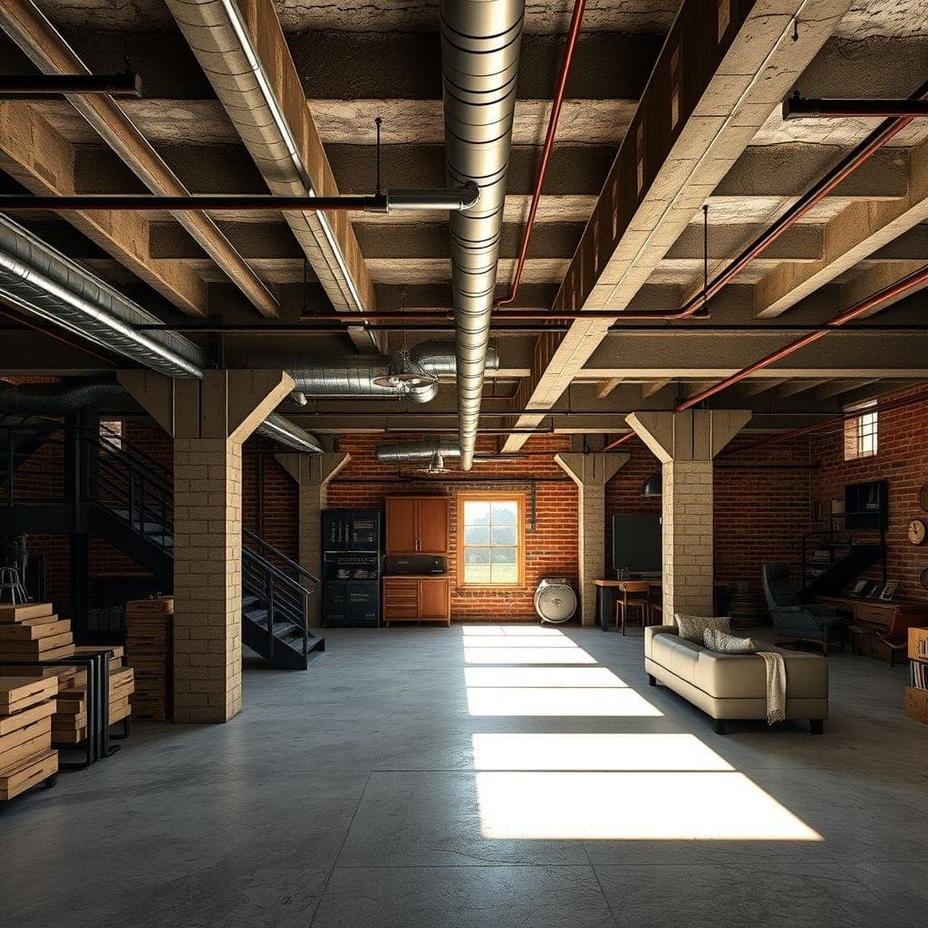 Industrial Basement design example 2