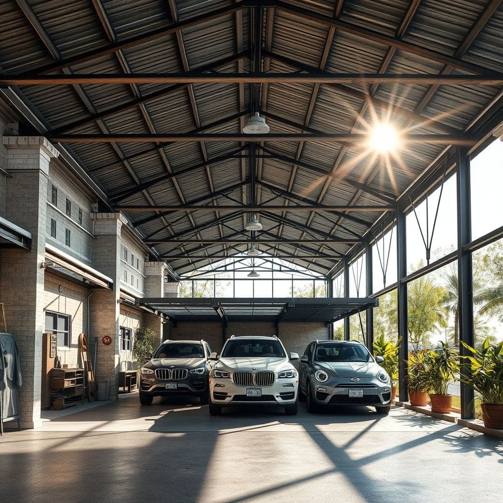 Industrial Carport design example 3