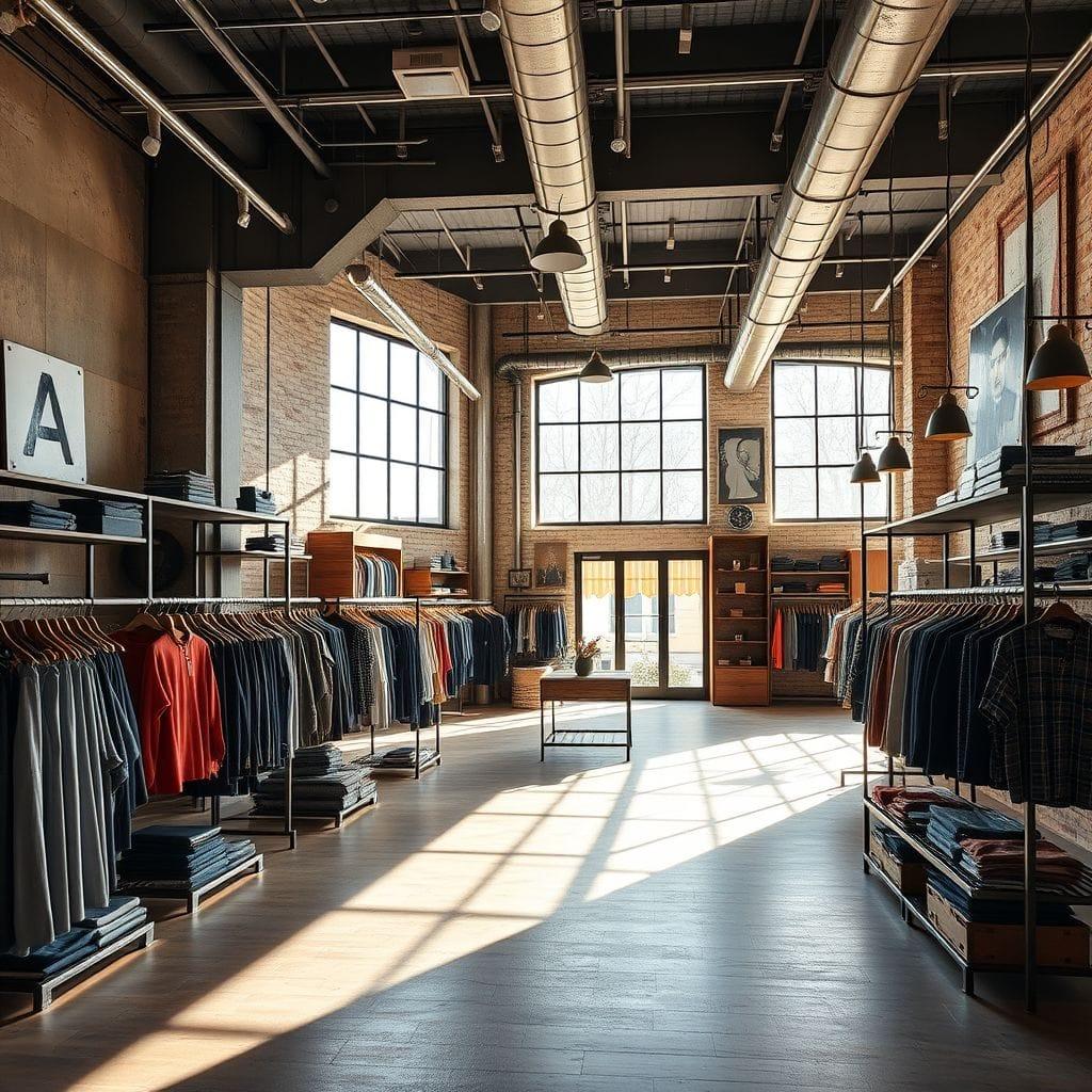 Industrial Clothing Store design example 1