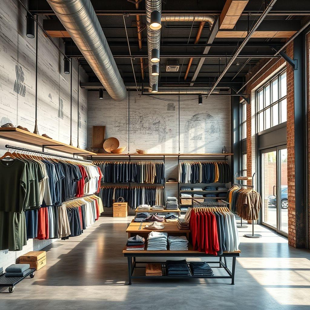 Industrial Clothing Store design example 3