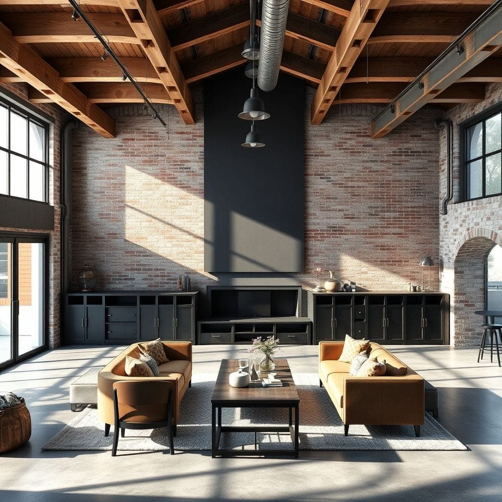 Industrial Entertainment Room design example 2