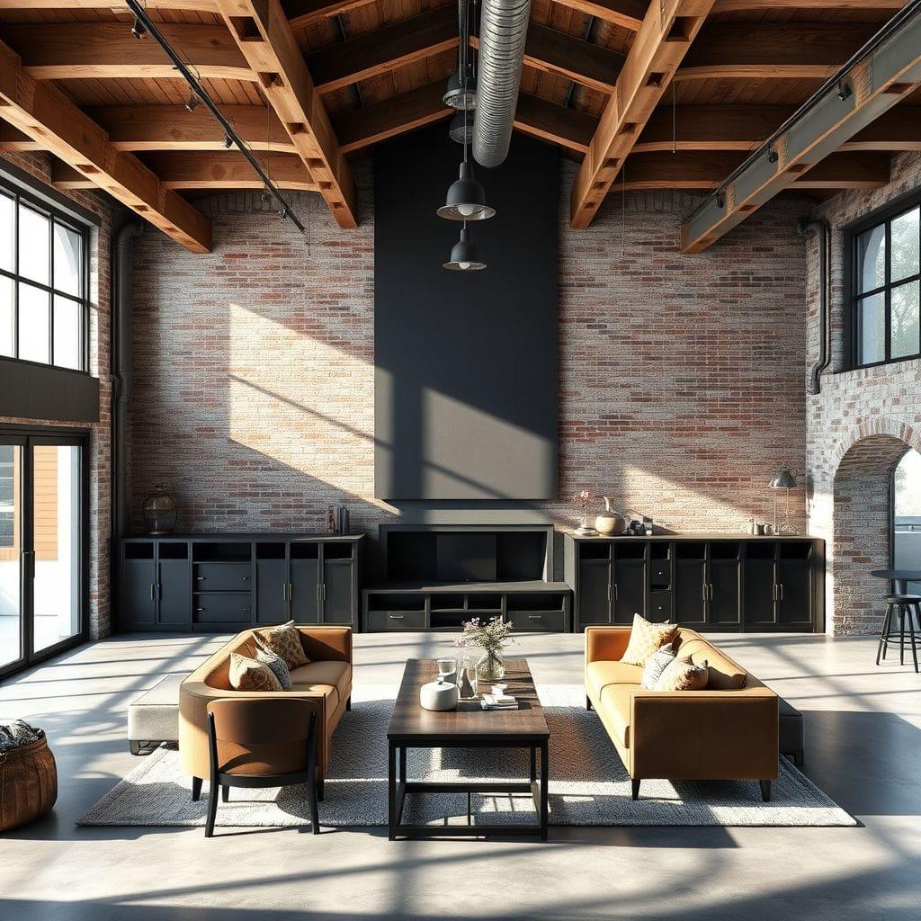 Industrial Entertainment Room design example 2