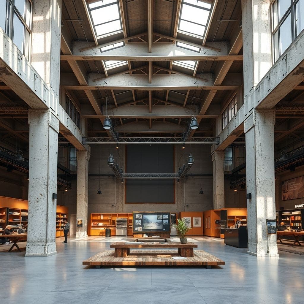 Industrial Exhibition Space design example 2