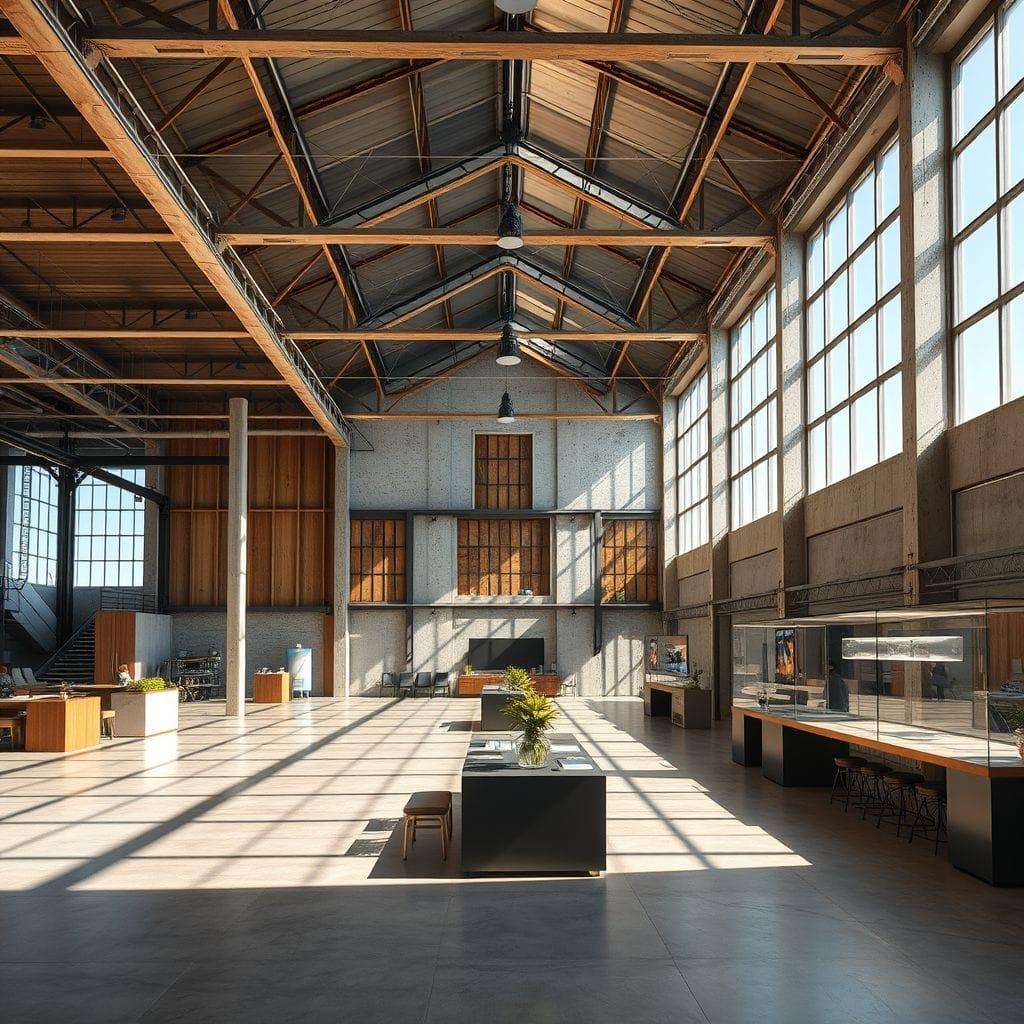 Industrial Exhibition Space design example 4