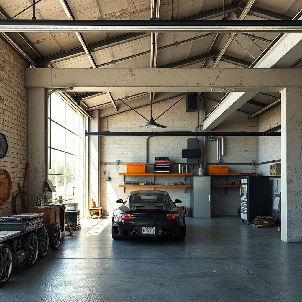 Industrial Garage design example 4
