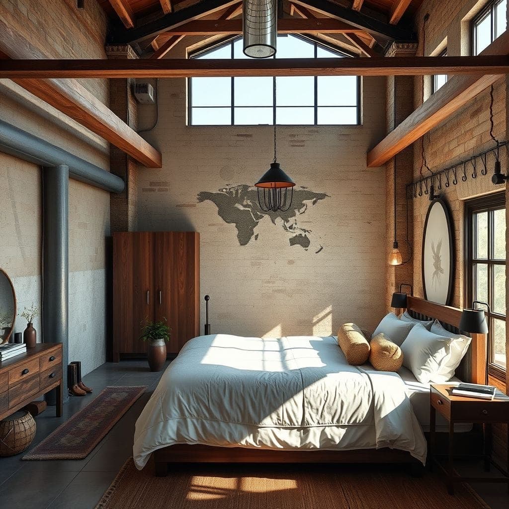 Industrial Guest Room design example 2