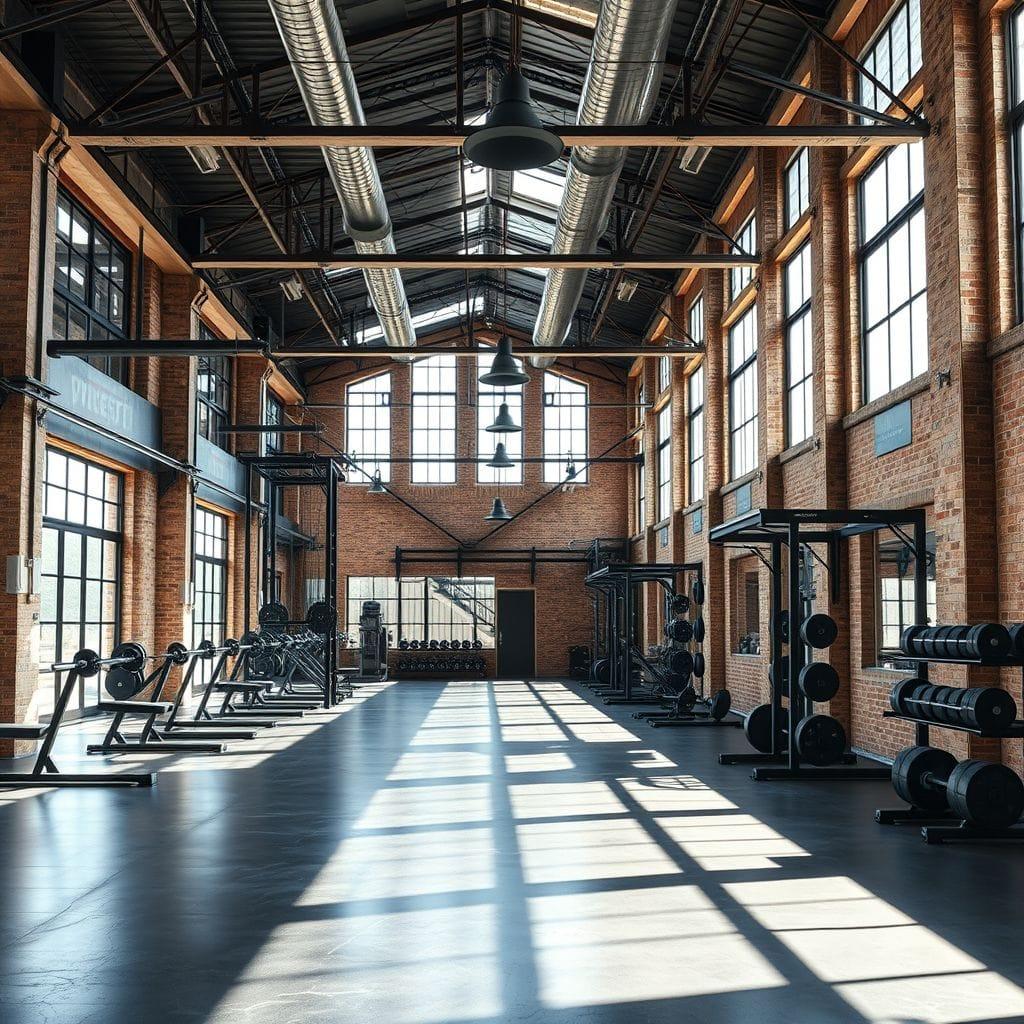 Industrial Gym design example 1