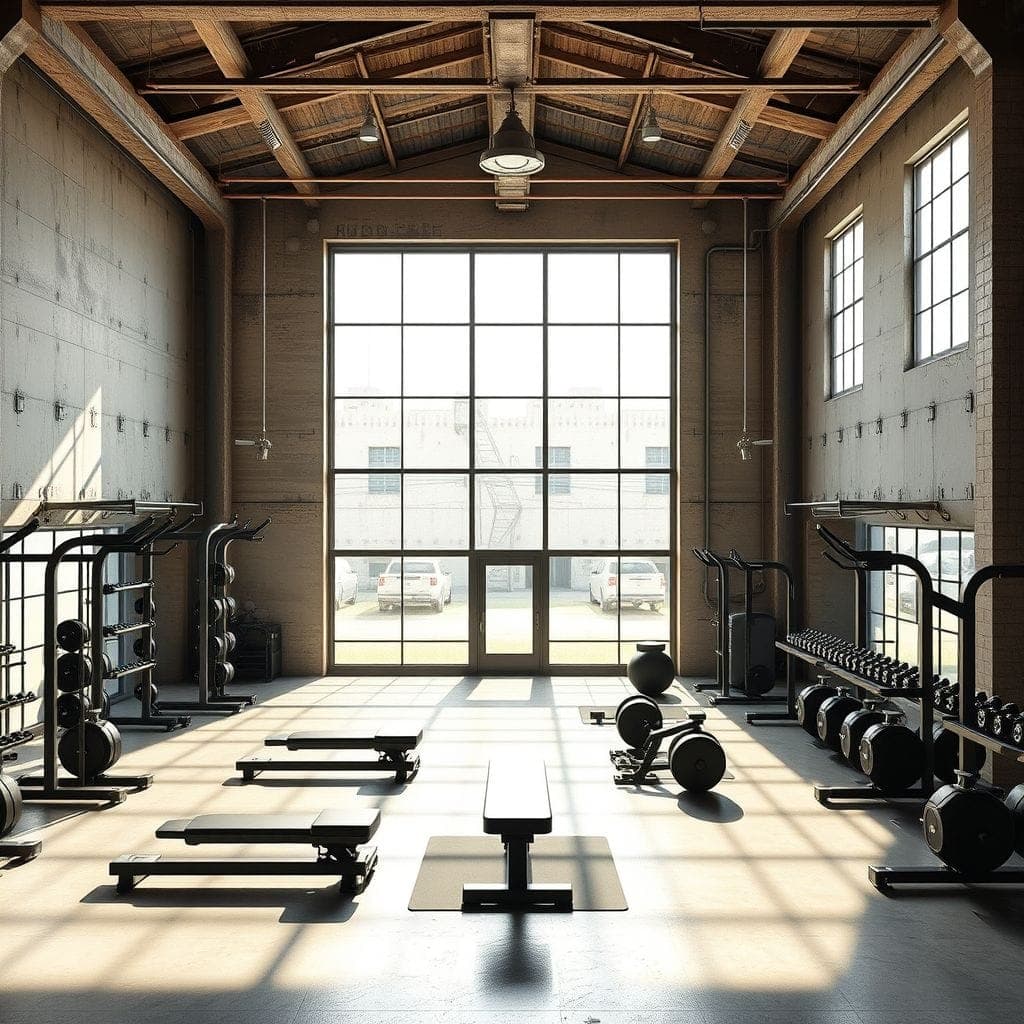 Industrial Gym design example 2