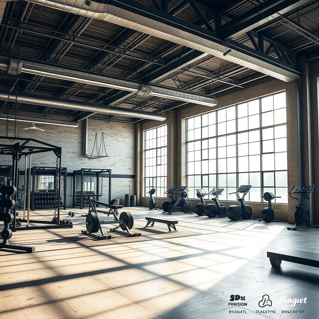Industrial Gym design example 3