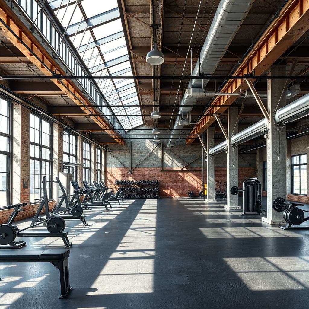 Industrial Gym design example 4