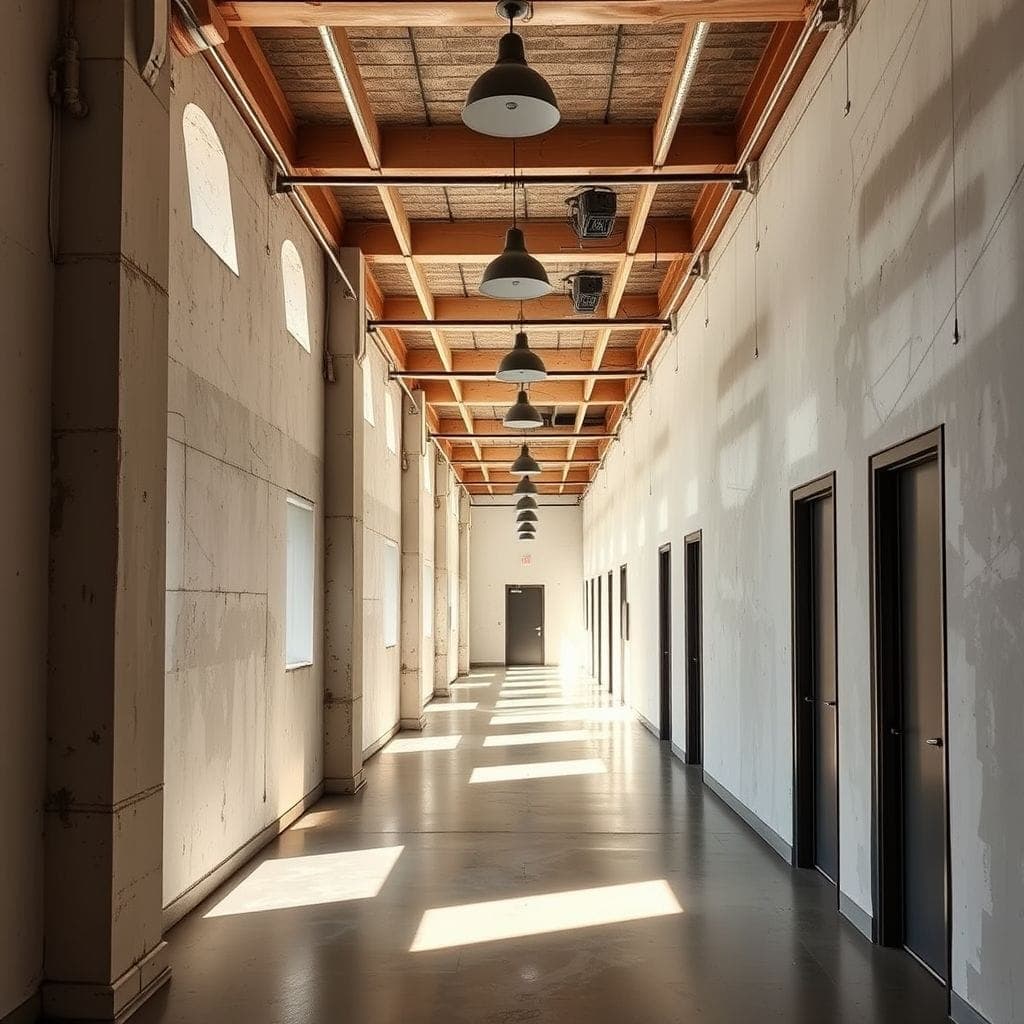 Industrial Hallway design example 2