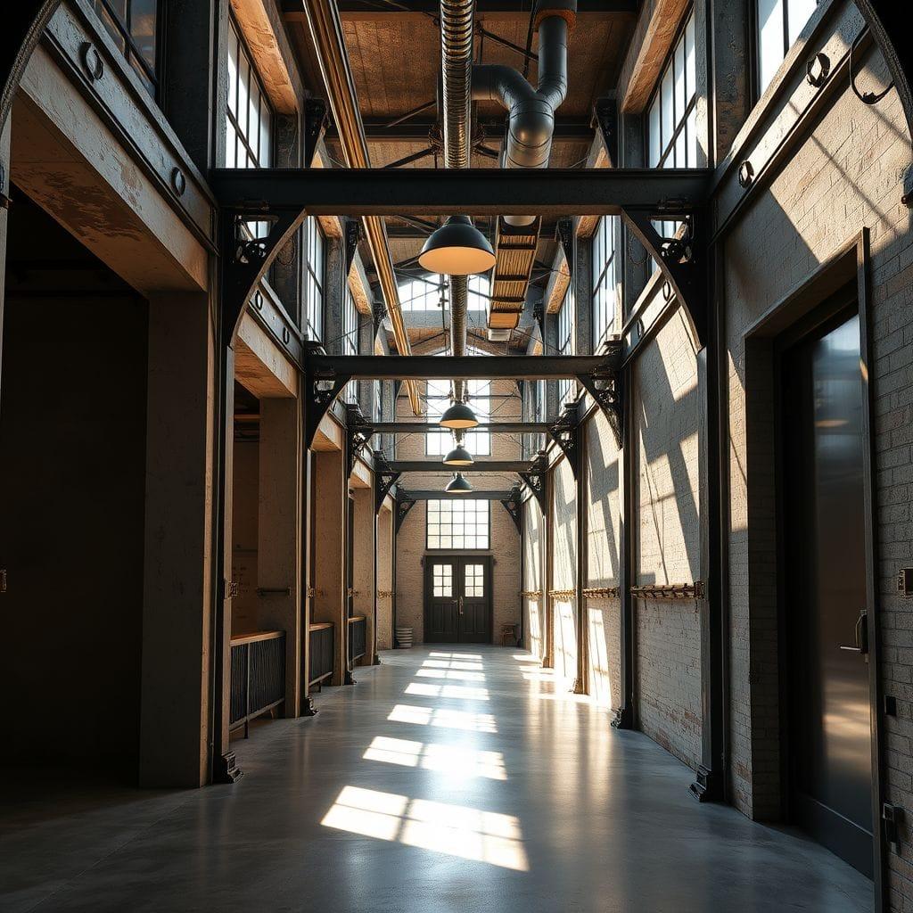 Industrial Hallway design example 3