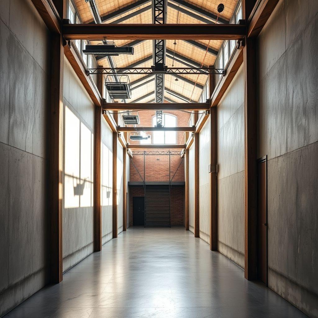 Industrial Hallway design example 4