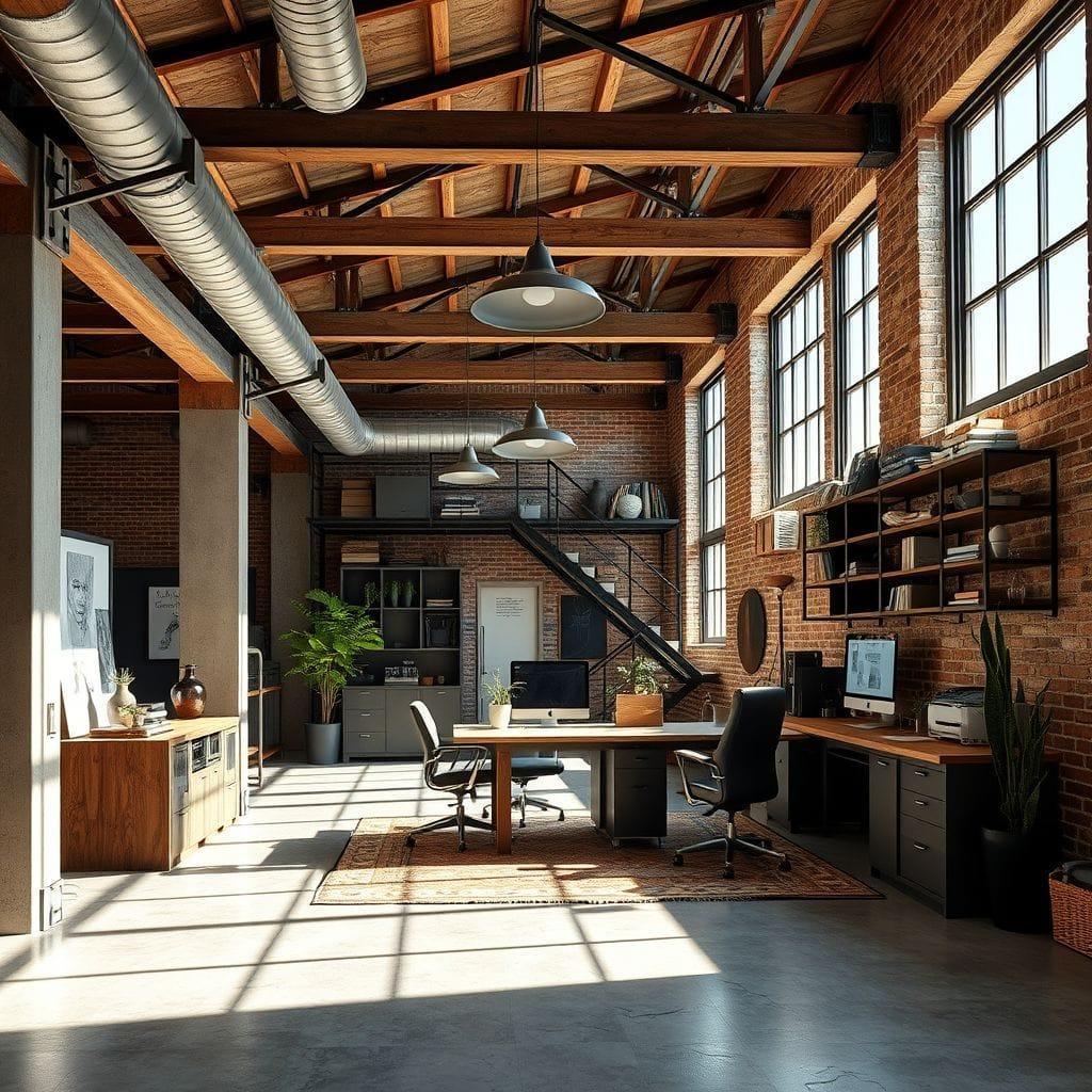 Industrial Home Office design example 1