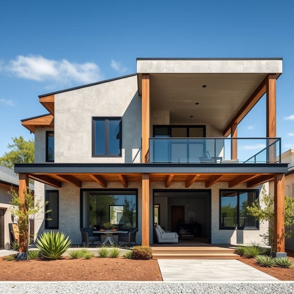 Industrial House Exterior design example 1