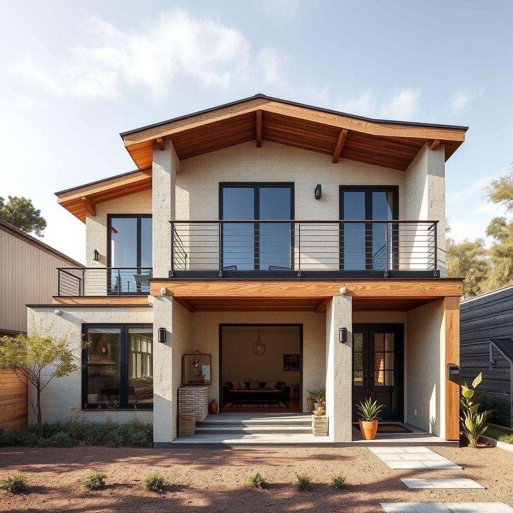 Industrial House Exterior design example 2