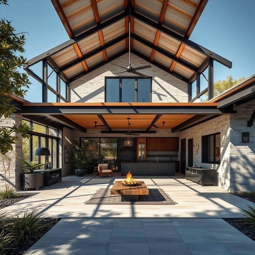 Industrial House Exterior design example 3