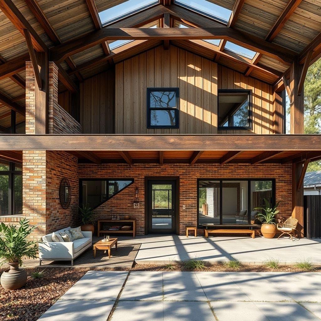 Industrial House Exterior design example 4