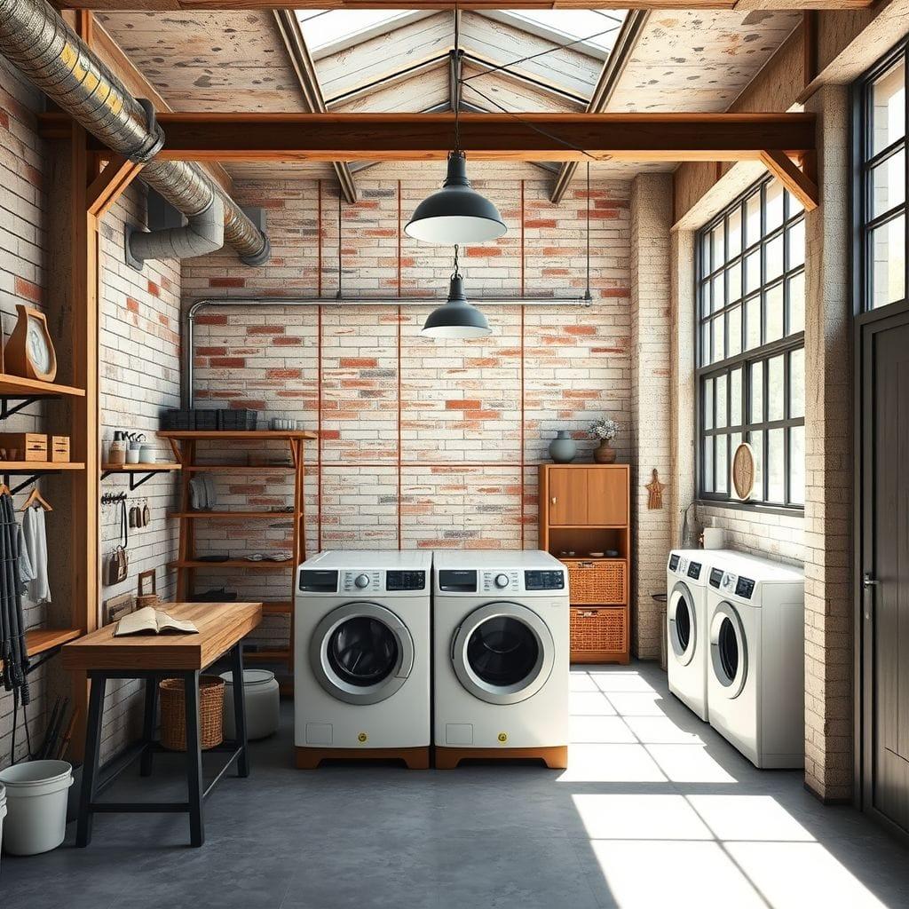 Industrial Laundry Room design example 2