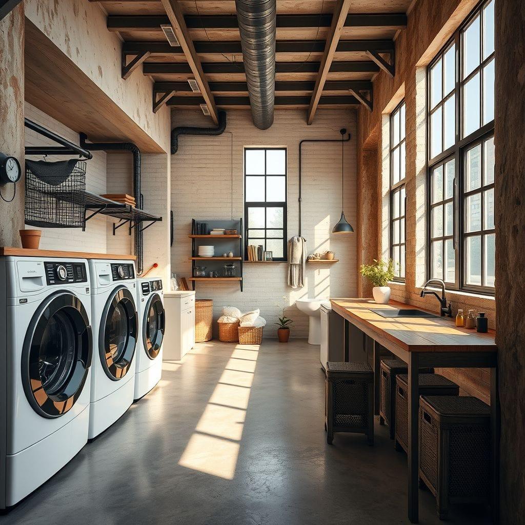 Industrial Laundry Room design example 3