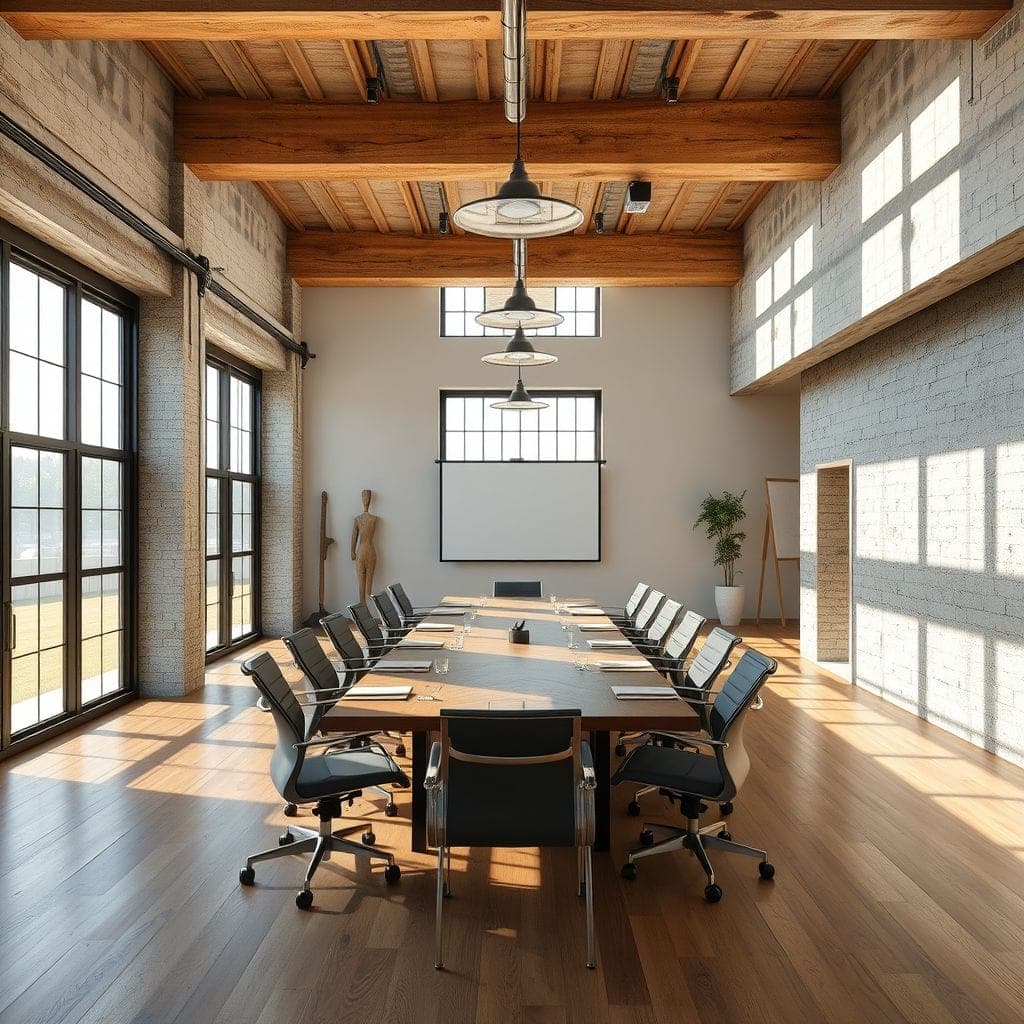 Industrial Meeting Room design example 4