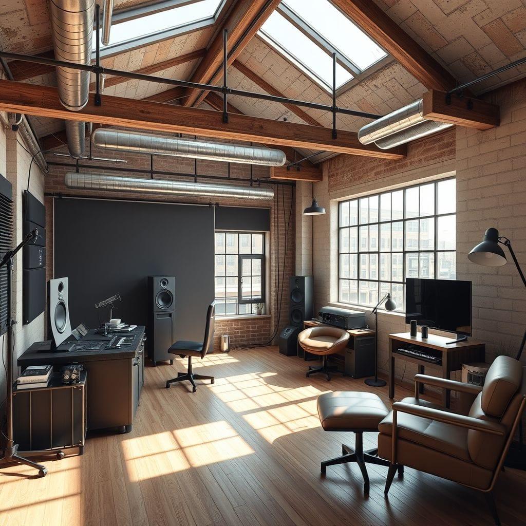 Industrial Podcast Studio design example 1