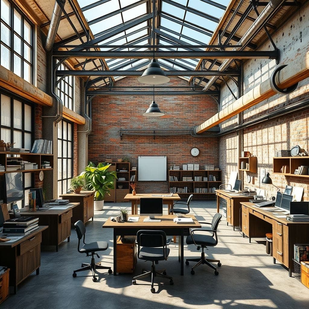 Industrial Study Room design example 1