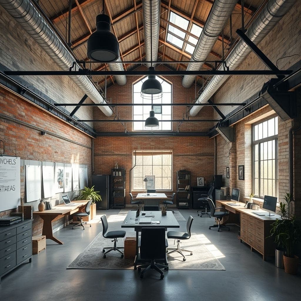 Industrial Study Room design example 2