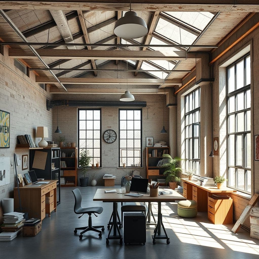 Industrial Study Room design example 3