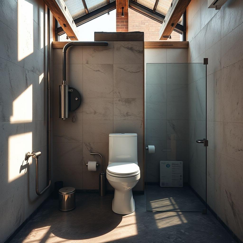 Industrial Toilet design example 1