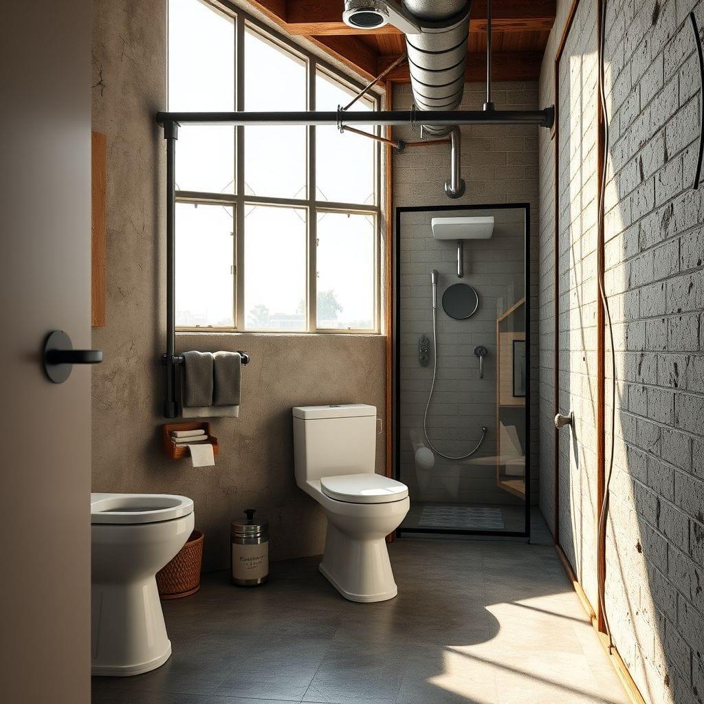Industrial Toilet design example 2