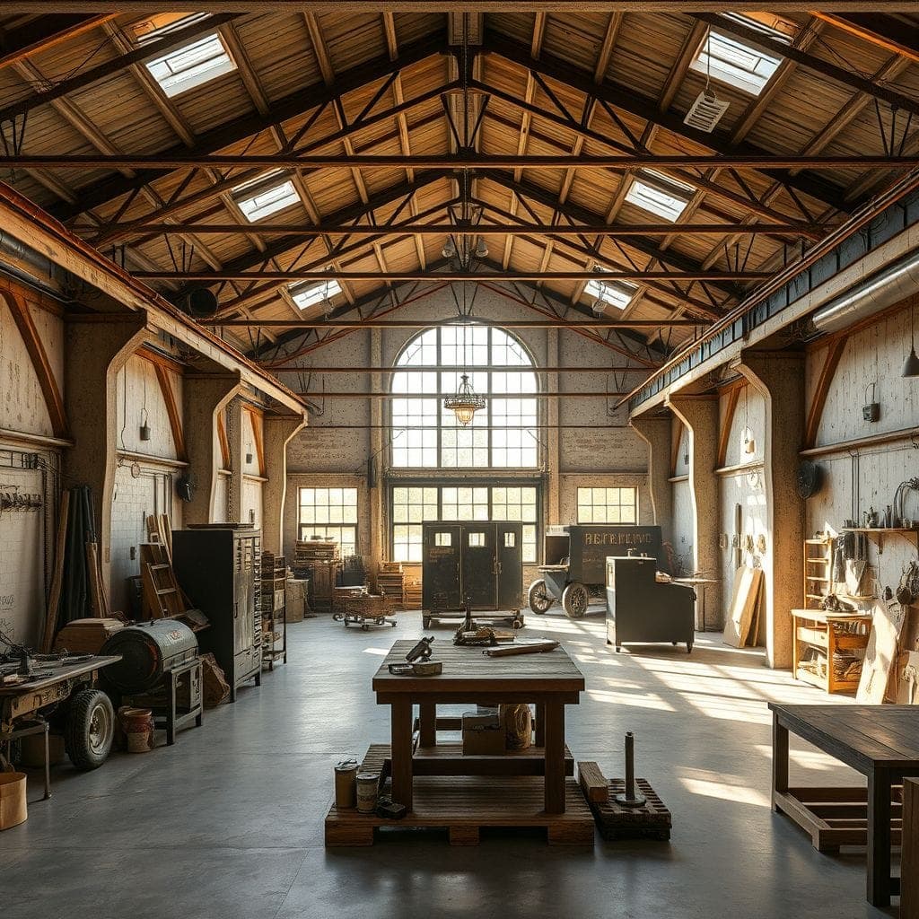 Industrial Workshop design example 2