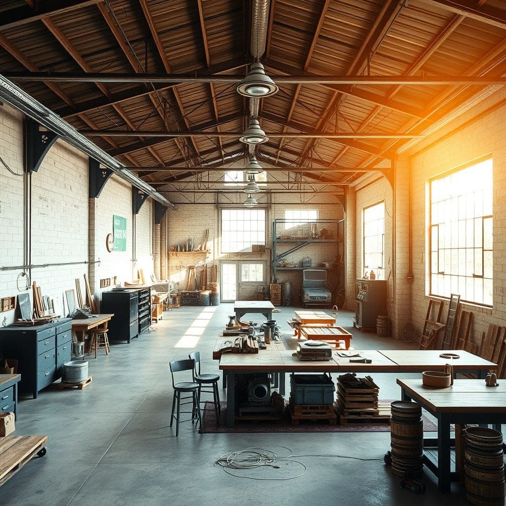 Industrial Workshop design example 3