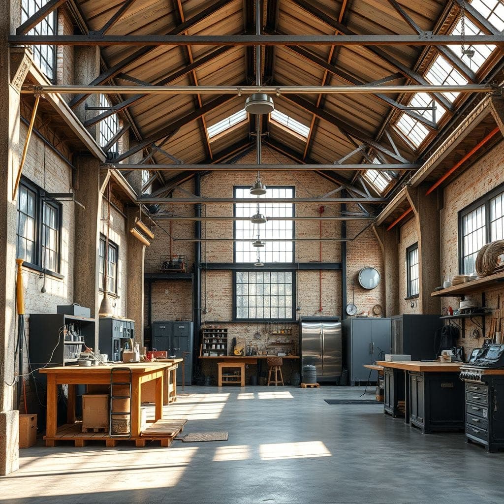 Industrial Workshop design example 4