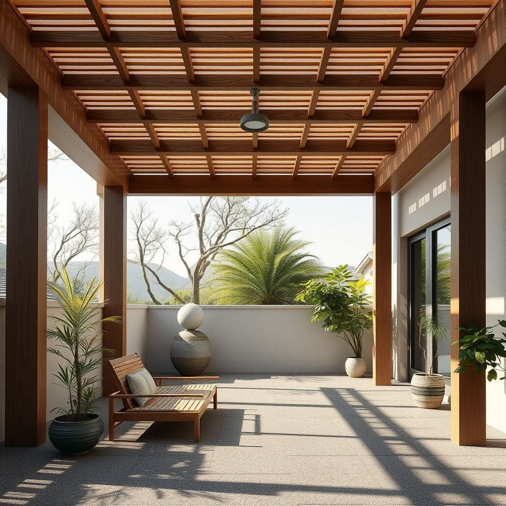 Japandi Carport design example 2