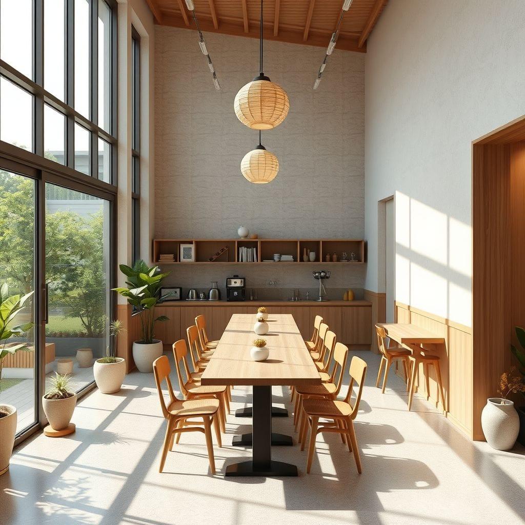 Japandi Coffee Shop design example 4