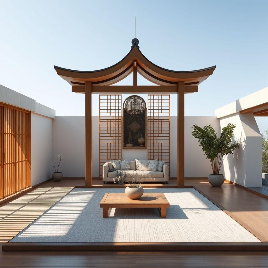 Japandi Drop Zone design example 2