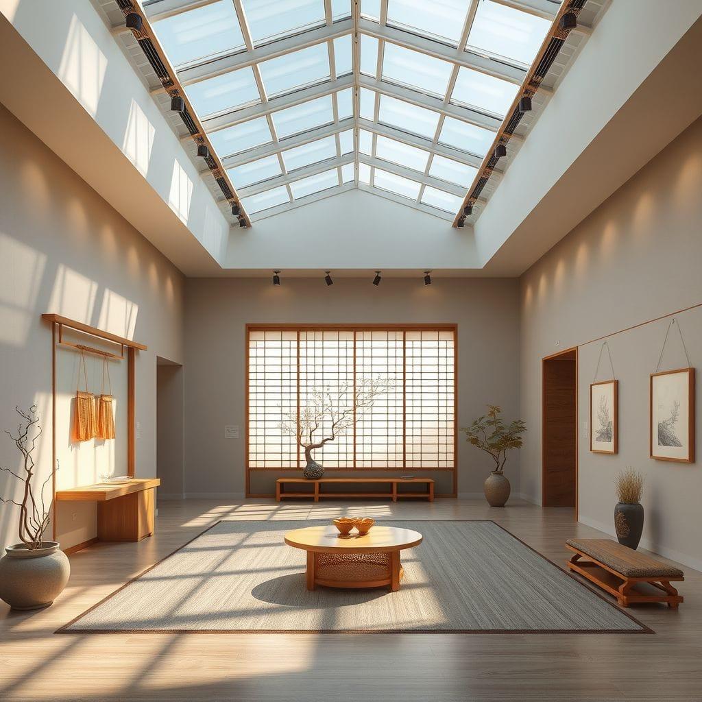 Japandi Exhibition Space design example 3