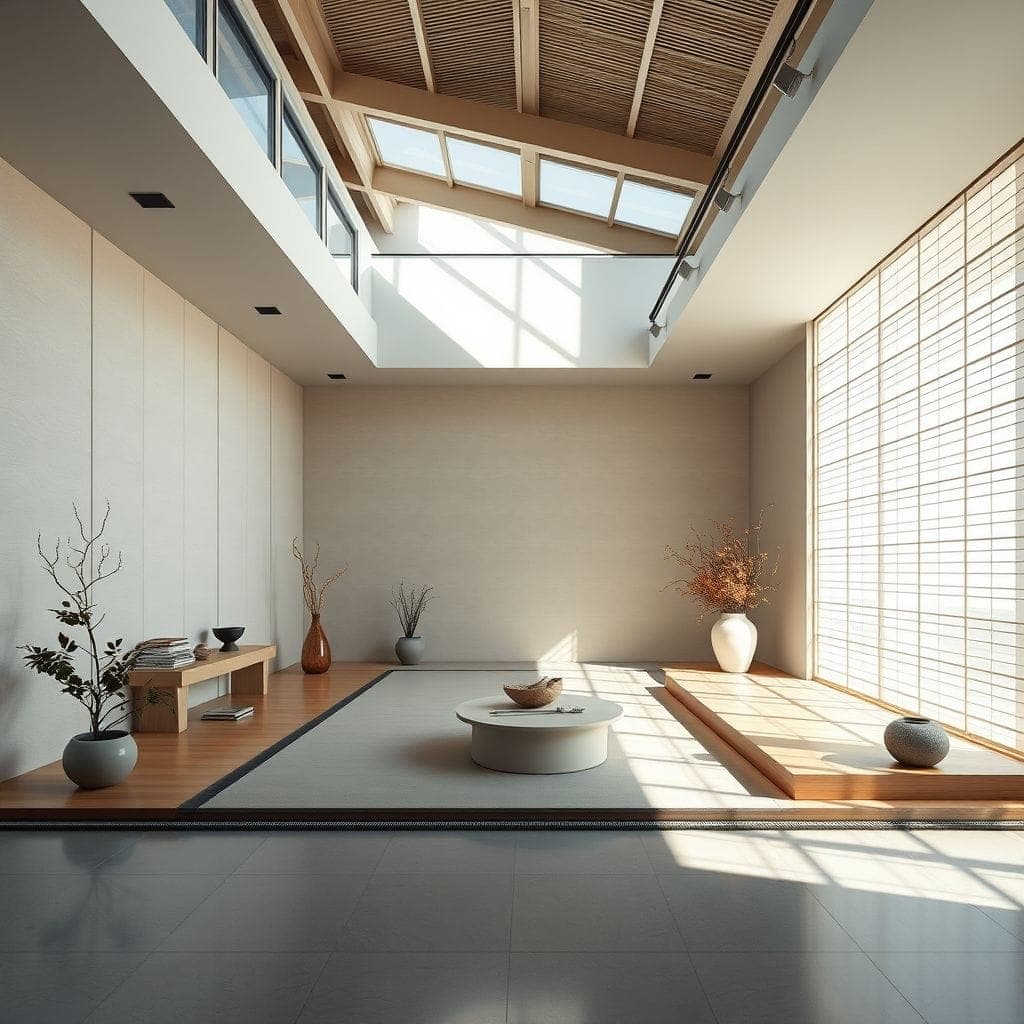 Japandi Exhibition Space design example 4