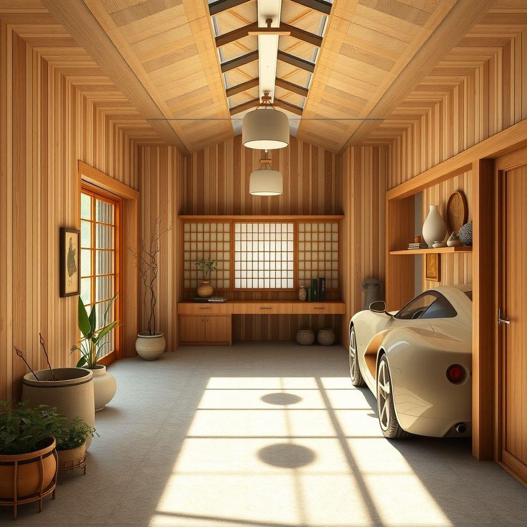 Japandi Garage design example 2