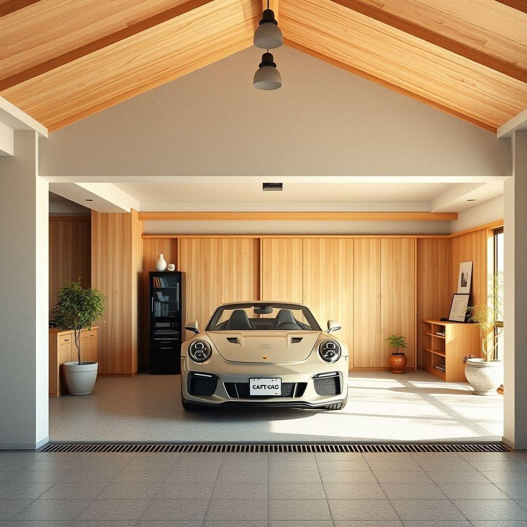 Japandi Garage design example 3