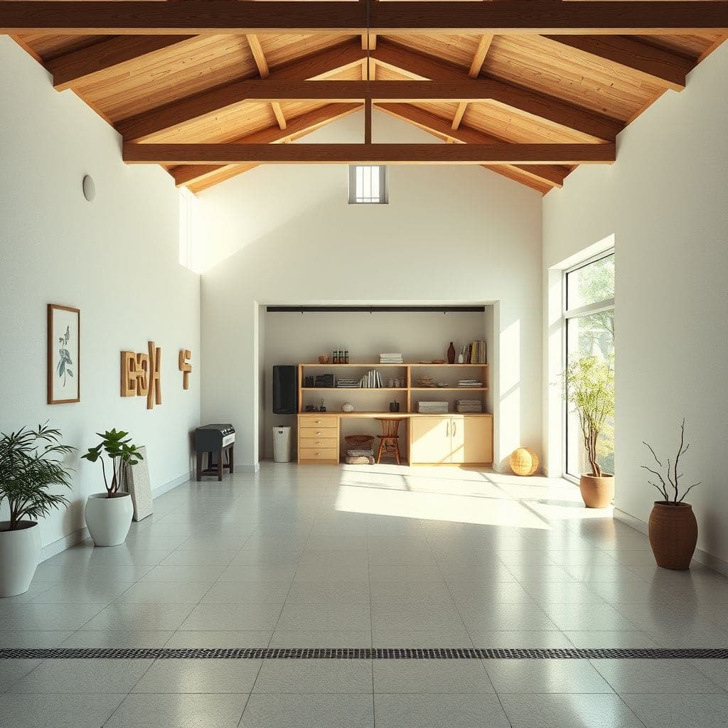 Japandi Garage design example 4