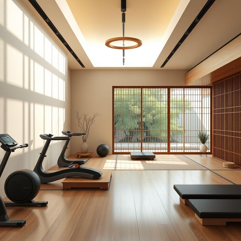 Japandi Gym design example 1