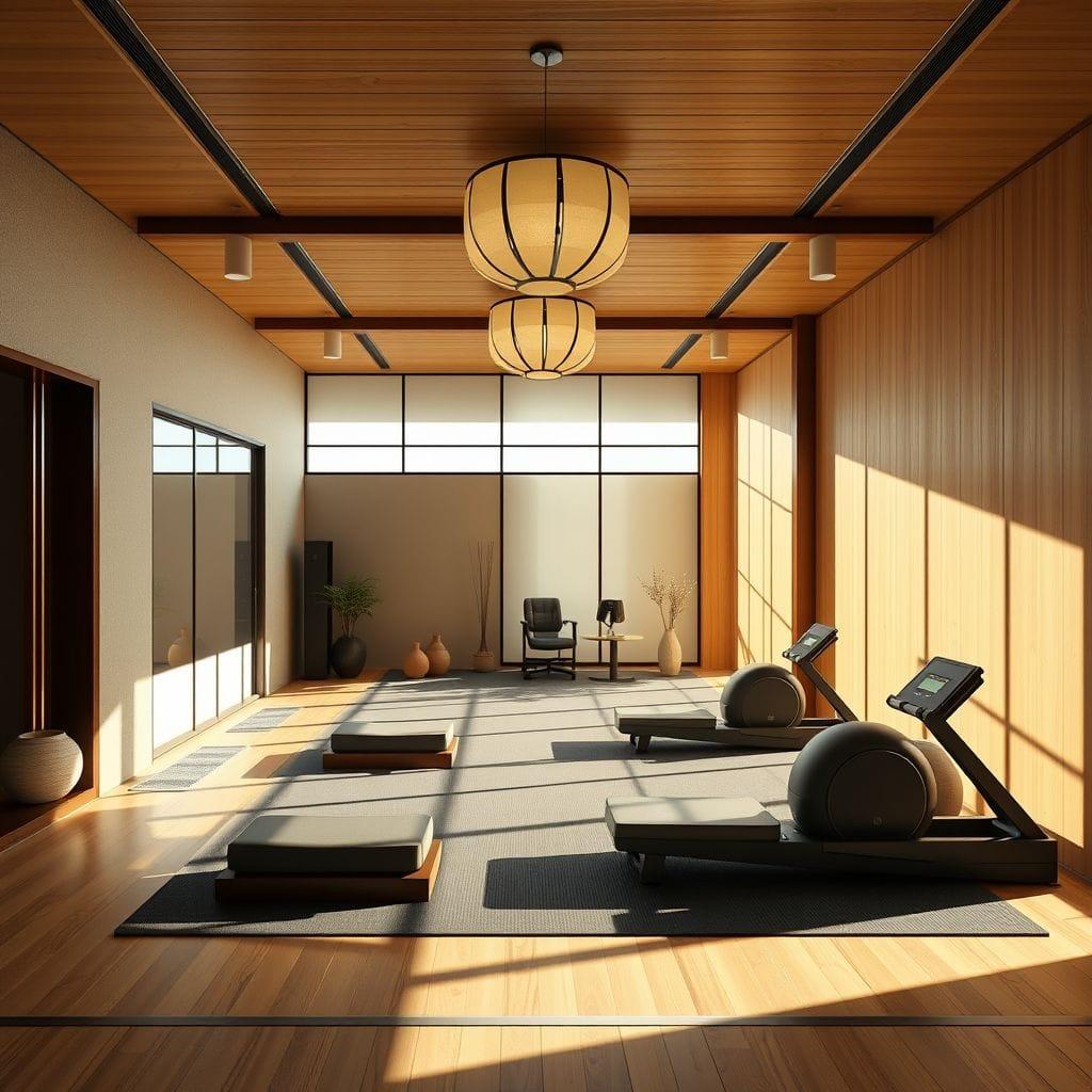 Japandi Gym design example 3